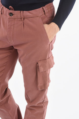 ID Slim Fit Cargo Pants With Drawstring