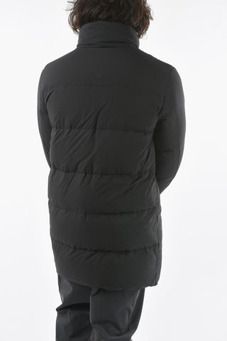Real Down Waterproof Jacket with Double Collar