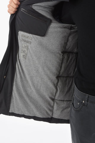 Real Down Waterproof Jacket with Double Collar