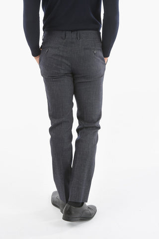 Half Lined Single Breasted Wool Blend Suit