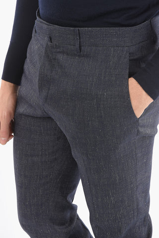 Half Lined Single Breasted Wool Blend Suit