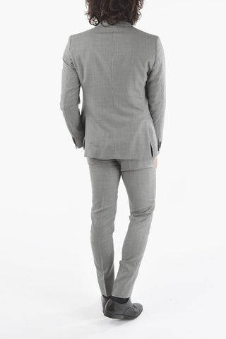 CC COLLECTION RESET Lined Houndstooth Suit with Flap Pocket