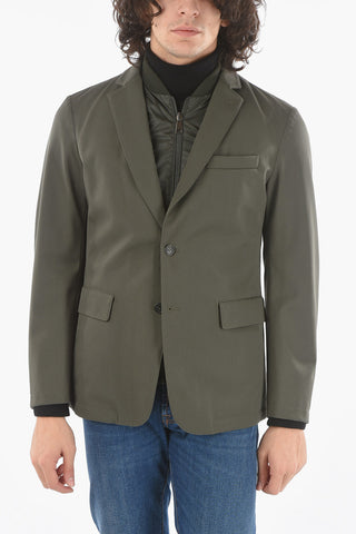 ID COLLECTION Giacca Imbottita con Chest Piece e Tasca con Aletta
