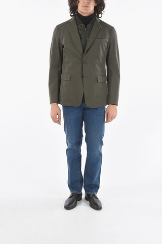 ID COLLECTION Giacca Imbottita con Chest Piece e Tasca con Aletta