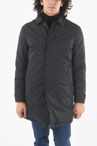CC COLLECTION Waterproof Jacket with Collar and Button Closure