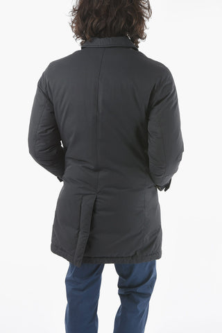 CC COLLECTION Waterproof Jacket with Collar and Button Closure