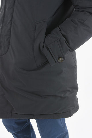 CC COLLECTION Waterproof Jacket with Collar and Button Closure