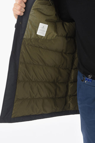 CC COLLECTION Waterproof Jacket with Collar and Button Closure