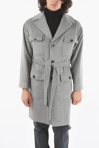 CC COLLECTION DOROTY Cappotto Trench Semifoderato con Quattro Tasche con Bottoni