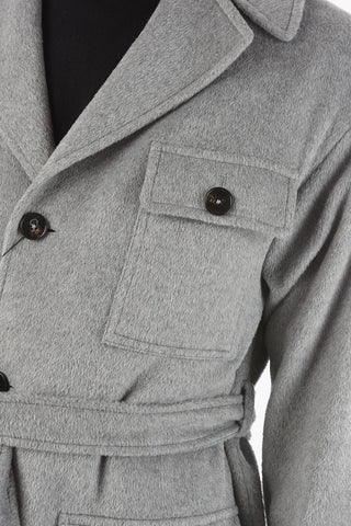 CC COLLECTION DOROTY Cappotto Trench Semifoderato con Quattro Tasche con Bottoni