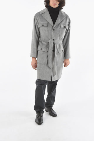 CC COLLECTION DOROTY Cappotto Trench Semifoderato con Quattro Tasche con Bottoni