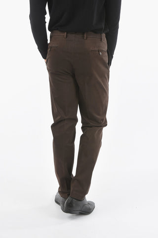 Unlined Cotton Suit with Sewn Side Vents and Welt Pocket