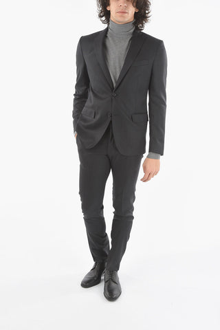 CC COLLECTION RESET Lined Suit with Flap Pocket and Trousers with Zip and Hook Closure