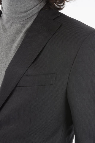 CC COLLECTION RESET Lined Suit with Flap Pocket and Trousers with Zip and Hook Closure