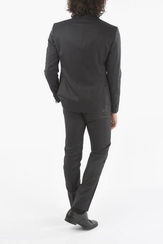 CC COLLECTION RESET Lined Suit with Flap Pocket and Trousers with Zip and Hook Closure
