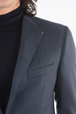 Lined Suit with Flap Pocket and Trousers with Pinces