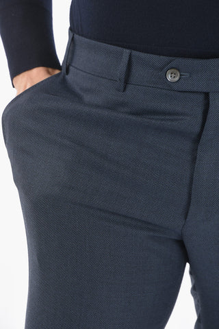 Lined Suit with Flap Pocket and Trousers with Pinces