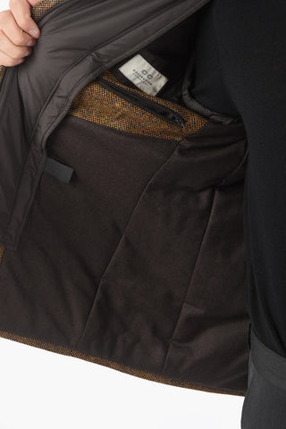 CC COLLECTION RIGHT Giacca Semifoderata Imbottita Motivo Hopsack
