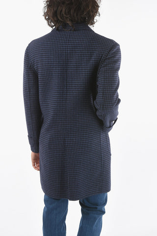 Half-Lined Tattersall Coat with Flap Pocket