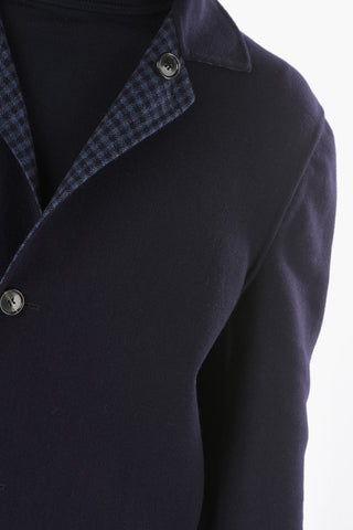 Half-Lined Tattersall Coat with Flap Pocket