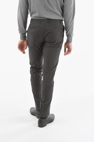CC COLLECTION RESET Abito Foderato Motivo Gingham con Tasca con Aletta