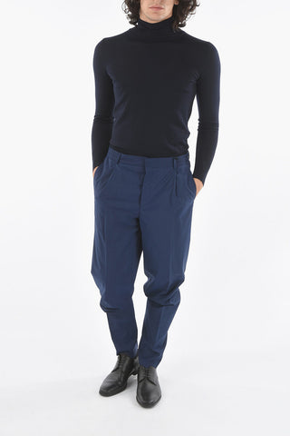 CC COLLECTION Pantalone con Elastico con Gancetti e con Pinces