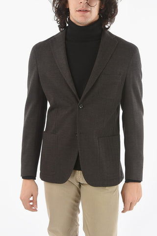 SPORTSWEAR Unlined Herringbone Blazer with Side Vents