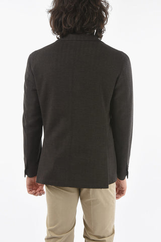 SPORTSWEAR Unlined Herringbone Blazer with Side Vents