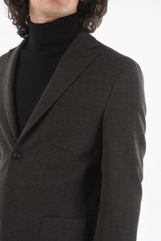 SPORTSWEAR Unlined Herringbone Blazer with Side Vents