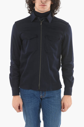SPORTSWEAR Swetshirt con Colletto e Tasche con Aletta