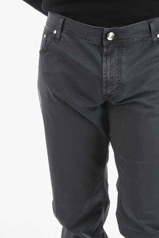 CC COLLECTION Jeans with 5 Pockets and Embroidery