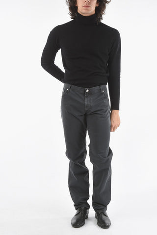 CC COLLECTION Jeans with 5 Pockets and Embroidery