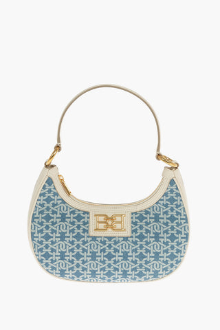 Borsa Hobo BLEYR in Denim Monogram