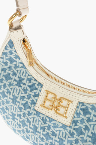 Borsa Hobo BLEYR in Denim Monogram