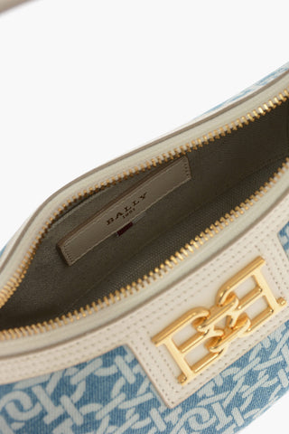 Borsa Hobo BLEYR in Denim Monogram