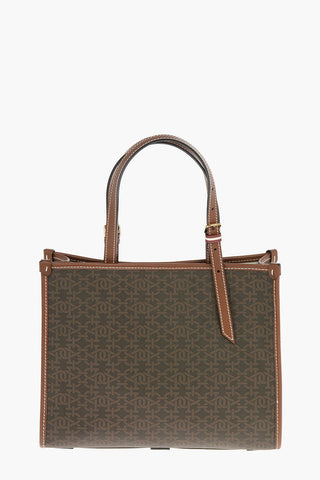 Magnetic Closure Leather CALIE Mini Tote Bag