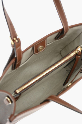 Magnetic Closure Leather CALIE Mini Tote Bag