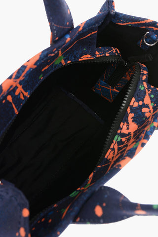 Borsa Tote THE SPLATTER PAINT in Canvas