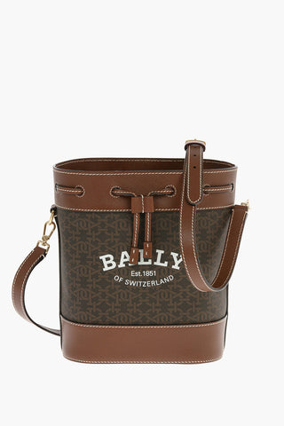 Shoulder Strap CLEOH Monogram Leather Bucket Bag