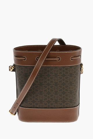 Shoulder Strap CLEOH Monogram Leather Bucket Bag