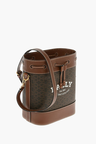 Shoulder Strap CLEOH Monogram Leather Bucket Bag