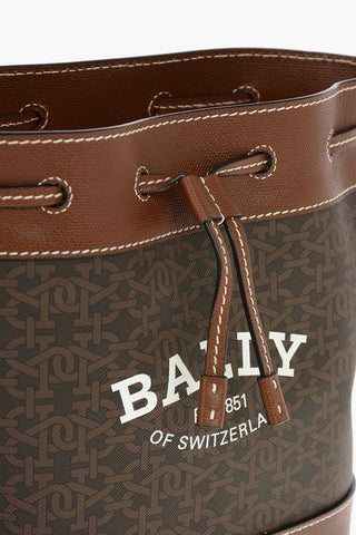 Shoulder Strap CLEOH Monogram Leather Bucket Bag