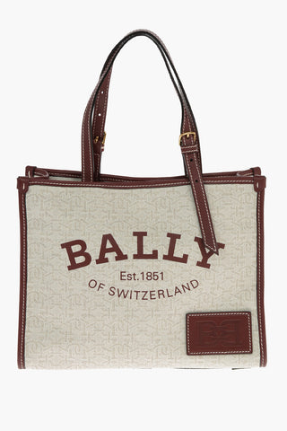 Magnetic Closure Linen CALIE Mini Tote Bag