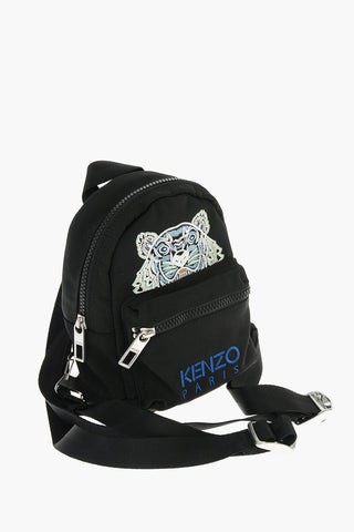 Zaino Mini Ricamato TIGER con Tasca Frontale Logata
