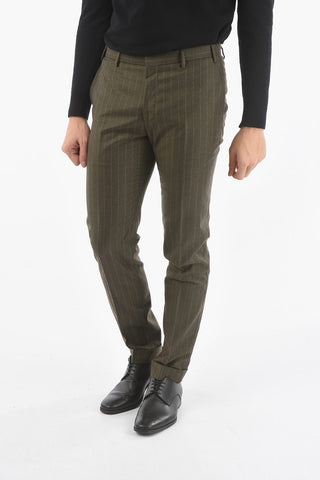 CC COLLECTION RETAILORED Lined Pinstripes Suit with Flap Pocket
