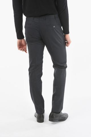 SARTO Lined Suit with Flap Pocket and Visible Stitching
