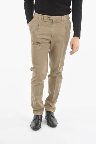 CC COLLECTION Cotton Half-Lined Suit with Welt Pocket
