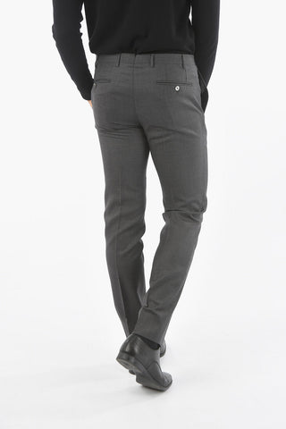 Flap Pocket ACADEMY Hopsack Motif Wool Suit with Flap Pocket