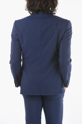 ACADEMY Lined Suit with Flap Pocket and Peak Lapel