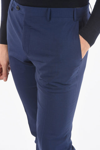 ACADEMY Lined Suit with Flap Pocket and Peak Lapel